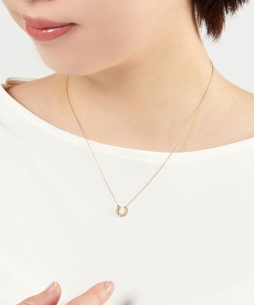 VENDOME AOYAMA（ヴァンドーム青山）の「馬蹄ネックレス(イエロー