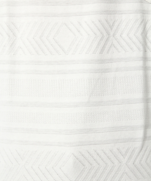 RAGEBLUE(レイジブルー)の「リンクスジャガードTシャツ/721603(Tシャツ/カットソー・メンズ・ブルー/グレー/オリーブ/キャメル/ホワイト・MEDIUM/LARGE)」の14枚目の写真