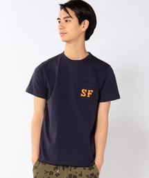 coen | ニットポケットTシャツ(Tシャツ/カットソー)