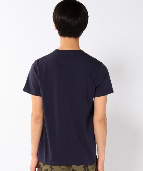 coen（コーエン）の「ニットポケットTシャツ（Tシャツ/カットソー・メンズ・ホワイト/ネイビー・SMALL/LARGE/MEDIUM/X-LARGE）」の7枚目の写真