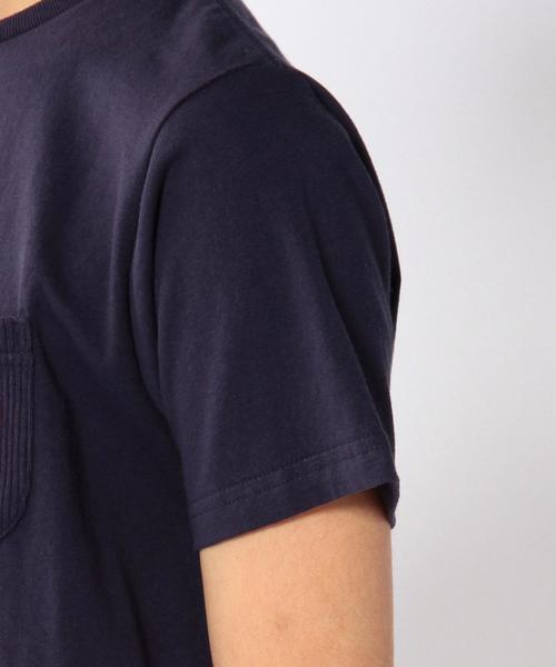 coen（コーエン）の「ニットポケットTシャツ（Tシャツ/カットソー・メンズ・ホワイト/ネイビー・SMALL/LARGE/MEDIUM/X-LARGE）」の6枚目の写真