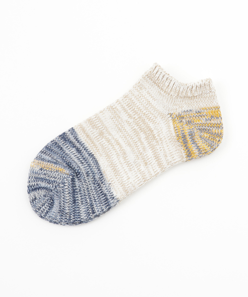 OLD BETTY'S（オールドベティーズ）の「Lady's Sneaker Socks(3Tone)/スニーカーソックス（ソックス/靴下・レディース・ピンク/レッド/エメラルド/サックスブルー/ネイビー/オレンジ・S）」の13枚目の写真