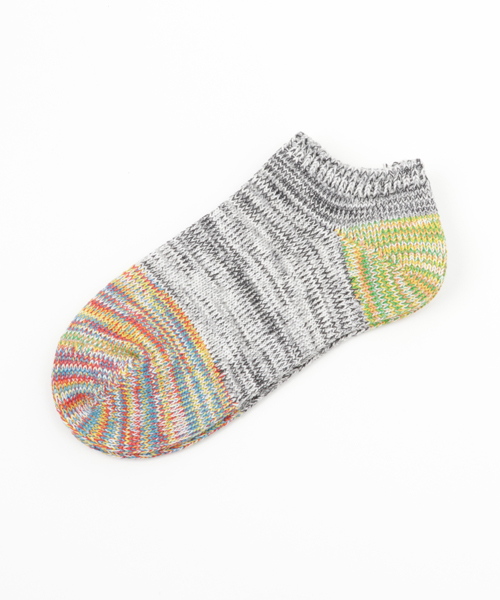 OLD BETTY'S（オールドベティーズ）の「Lady's Sneaker Socks(3Tone)/スニーカーソックス（ソックス/靴下・レディース・ピンク/レッド/エメラルド/サックスブルー/ネイビー/オレンジ・S）」の12枚目の写真