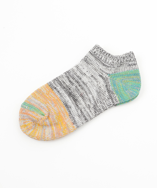 OLD BETTY'S（オールドベティーズ）の「Lady's Sneaker Socks(3Tone)/スニーカーソックス（ソックス/靴下・レディース・ピンク/レッド/エメラルド/サックスブルー/ネイビー/オレンジ・S）」の11枚目の写真