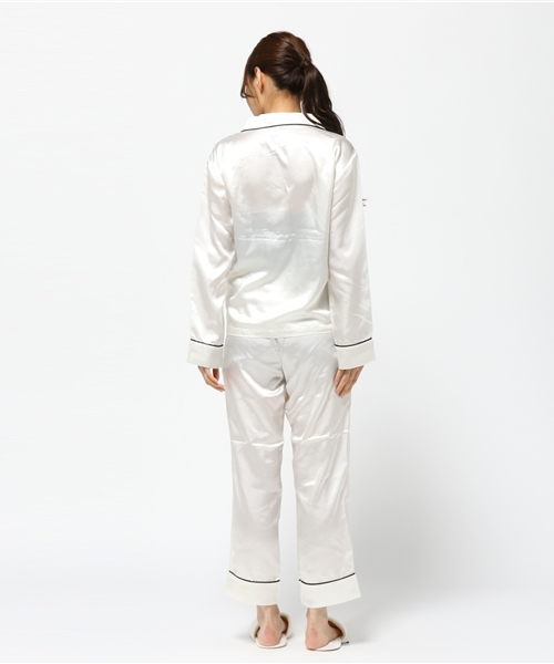 WC（ダブル シー）の「WC/サテン刺繍ルームウェア（ルームウェア/パジャマ・レディース・ホワイト/ピンク/ブラック・FREE）」の9枚目の写真