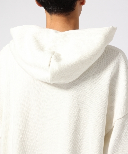 HARE(ハレ)の「ヘビーウェイトコットンプルオーバーパーカー(HARE)(パーカー・メンズ・ベージュ/オフホワイト/ブラック/カーキ・SMALL/MEDIUM)」の12枚目の写真