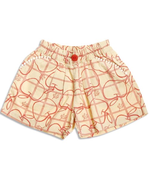 Petit jam（プチジャム）の「秋の柄と無地のショートパンツ（その他パンツ・キッズ・カーキ/オレンジ/ブルー/マスタード・100/120/95/130/90/110/80）」の4枚目の写真