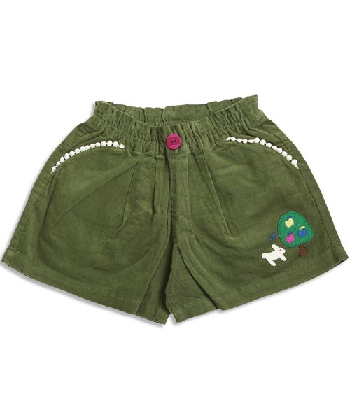 Petit jam（プチジャム）の「秋の柄と無地のショートパンツ（その他パンツ・キッズ・カーキ/オレンジ/ブルー/マスタード・100/120/95/130/90/110/80）」の7枚目の写真