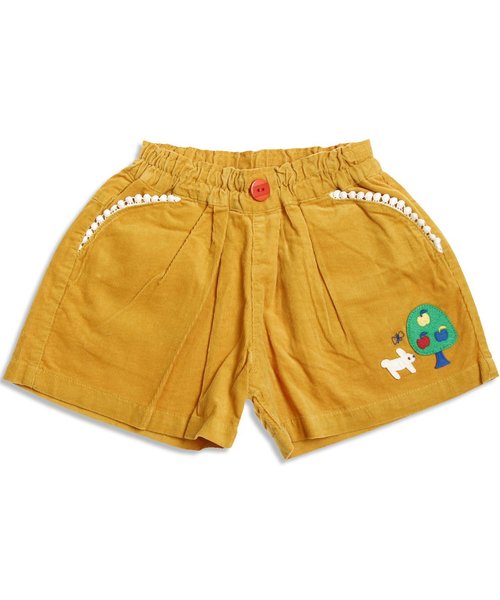 Petit jam（プチジャム）の「秋の柄と無地のショートパンツ（その他パンツ・キッズ・カーキ/オレンジ/ブルー/マスタード・100/120/95/130/90/110/80）」の15枚目の写真