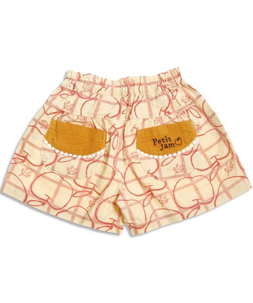 Petit jam（プチジャム）の「秋の柄と無地のショートパンツ（その他パンツ・キッズ・カーキ/オレンジ/ブルー/マスタード・100/120/95/130/90/110/80）」の9枚目の写真
