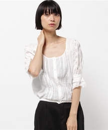 SLY | TIROL LACE FRILL TOPS(Tシャツ/カットソー)