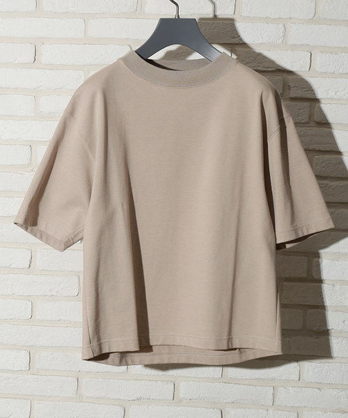 JANE SMITH / JOHN SMITH（ジェーンスミスジョンスミス）の「JANE SMITH BIG T-SHIRT（Tシャツ/カットソー・レディース・ベージュ/ブラック系その他/チャコールグレー・38/36）」の3枚目の写真