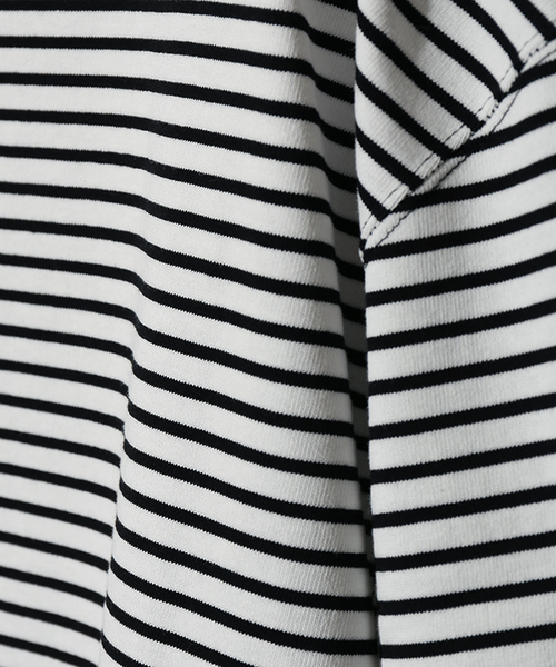 JANE SMITH / JOHN SMITH（ジェーンスミスジョンスミス）の「JANE SMITH BIG T-SHIRT（Tシャツ/カットソー・レディース・ベージュ/ブラック系その他/チャコールグレー・38/36）」の9枚目の写真