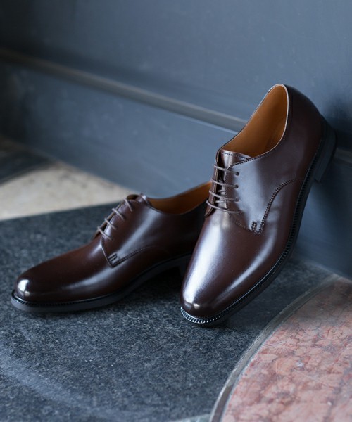 STUDIOUS(ステュディオス)の「【STUDIOUS】ZOZO限定展開 プレーントゥシューズ(ドレスシューズ・メンズ・ブラウン/ブラック・7/8/9)」の1枚目の写真