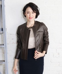 ラム レザー ライダース ジャケット