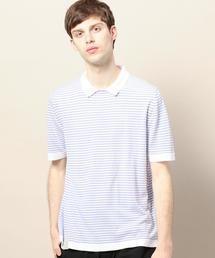 SALA | ＜SALA＞ KNIT BORDER P/SHT/ポロシャツ(ポロシャツ)