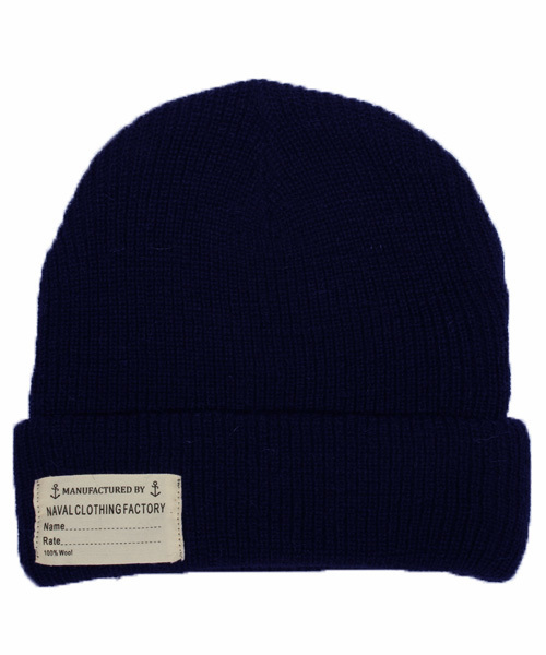 8(eight)(エイト)の「NAVY ニット ワッチキャプ(ニットキャップ/ビーニー・メンズ・ネイビー/オフホワイト/ブラック/カーキ/ワイン・FREE)」の5枚目の写真