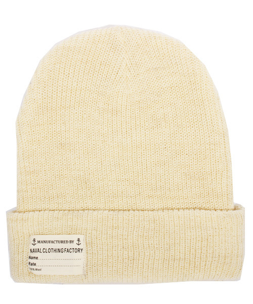 8(eight)(エイト)の「NAVY ニット ワッチキャプ(ニットキャップ/ビーニー・メンズ・ネイビー/オフホワイト/ブラック/カーキ/ワイン・FREE)」の1枚目の写真