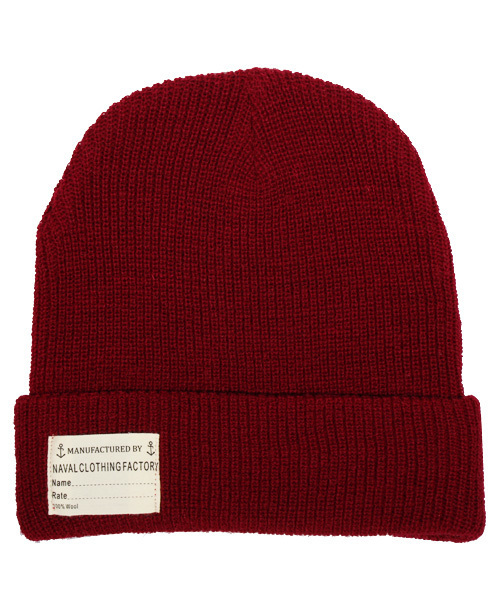 8(eight)(エイト)の「NAVY ニット ワッチキャプ(ニットキャップ/ビーニー・メンズ・ネイビー/オフホワイト/ブラック/カーキ/ワイン・FREE)」の2枚目の写真