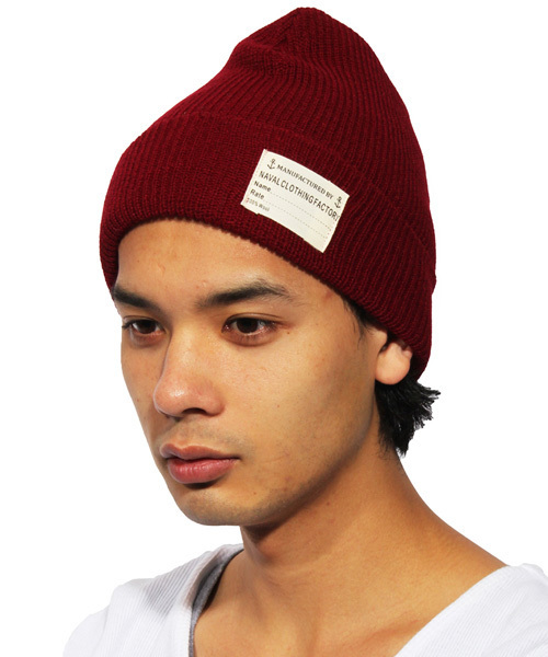 8(eight)(エイト)の「NAVY ニット ワッチキャプ(ニットキャップ/ビーニー・メンズ・ネイビー/オフホワイト/ブラック/カーキ/ワイン・FREE)」の20枚目の写真