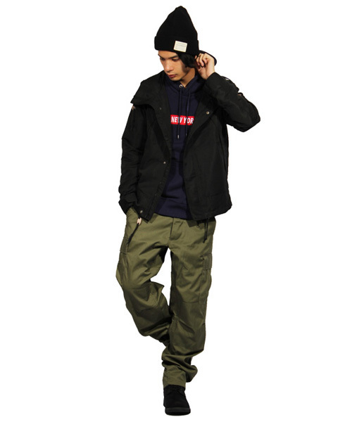 8(eight)(エイト)の「NAVY ニット ワッチキャプ(ニットキャップ/ビーニー・メンズ・ネイビー/オフホワイト/ブラック/カーキ/ワイン・FREE)」の22枚目の写真