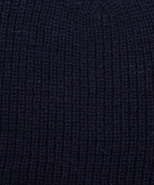 8(eight)(エイト)の「NAVY ニット ワッチキャプ(ニットキャップ/ビーニー・メンズ・ネイビー/オフホワイト/ブラック/カーキ/ワイン・FREE)」の6枚目の写真