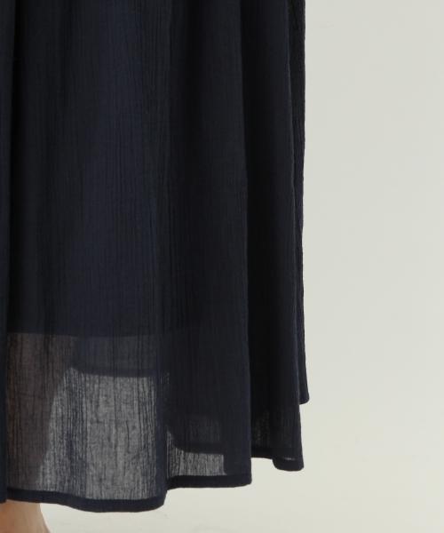 A part by（アパートバイ）の「Cヨウリュウマキシスカート 764054 （スカート・レディース・ライトグレー/ピンク/ターコイズブルー/ネイビー・FREE）」の11枚目の写真