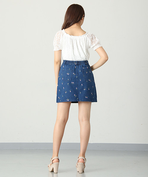 Honeys（ハニーズ）の「総レースプルオーバー（Tシャツ/カットソー・レディース・オフホワイト/ブラック/ピンク・M/L）」の12枚目の写真