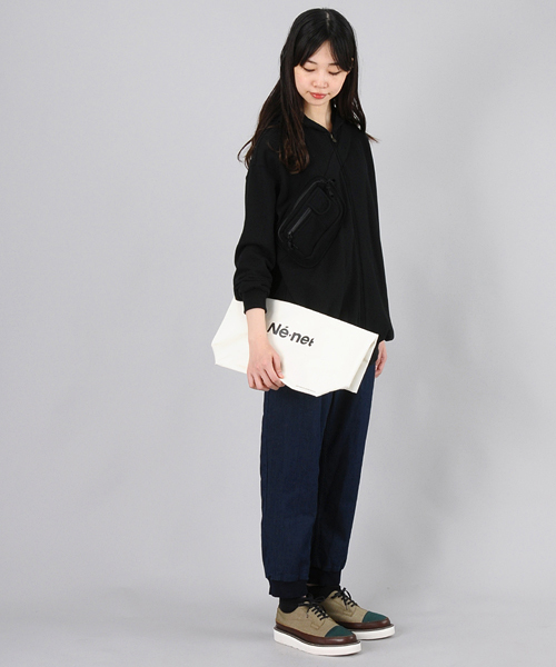 Ne-net（ネネット）の「フェイクニットピケ（その他パンツ・レディース・ブルー/ネイビー・03/02）」の11枚目の写真