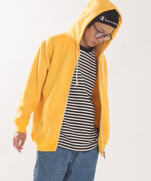 SHIPS BLUESTORE（シップスブルーストア）の「SHIPS BLUESTORE: ベーシックジップパーカー■（パーカー・メンズ・ブラック/レッド/イエロー/オレンジ/ブルー・LARGE/MEDIUM/SMALL/X-LARGE）」の4枚目の写真