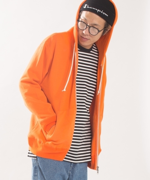 SHIPS BLUESTORE（シップスブルーストア）の「SHIPS BLUESTORE: ベーシックジップパーカー■（パーカー・メンズ・ブラック/レッド/イエロー/オレンジ/ブルー・LARGE/MEDIUM/SMALL/X-LARGE）」の5枚目の写真