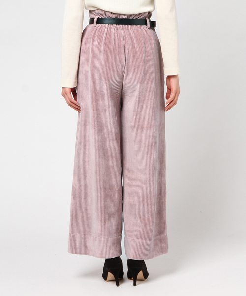 archives（アルシーヴ）の「ベルト付コーデュロイワイドパンツ（その他パンツ・レディース・グレー/ピンク/ワイン・MEDIUM）」の8枚目の写真