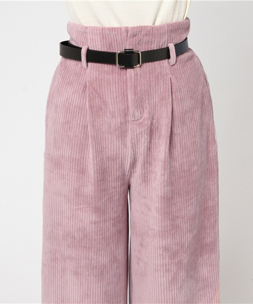 archives（アルシーヴ）の「ベルト付コーデュロイワイドパンツ（その他パンツ・レディース・グレー/ピンク/ワイン・MEDIUM）」の13枚目の写真