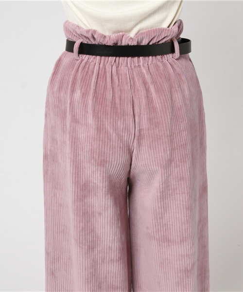archives（アルシーヴ）の「ベルト付コーデュロイワイドパンツ（その他パンツ・レディース・グレー/ピンク/ワイン・MEDIUM）」の12枚目の写真