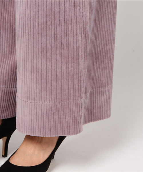 archives（アルシーヴ）の「ベルト付コーデュロイワイドパンツ（その他パンツ・レディース・グレー/ピンク/ワイン・MEDIUM）」の11枚目の写真