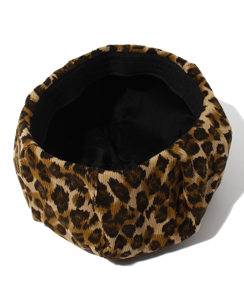 WEGO（ウィゴー）の「ヒョウガラビッグベレー（ハンチング/ベレー帽・メンズ・その他1・FREE）」の4枚目の写真