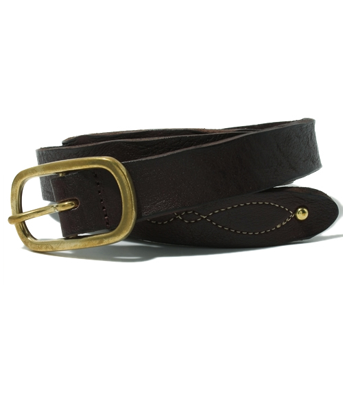 BEAMS(ビームス)の「BEAMS / アンティーク栃木レザーBELT(ベルト・メンズ・ブラウン系その他/ダークブラウン・MEDIUM/LARGE)」の2枚目の写真