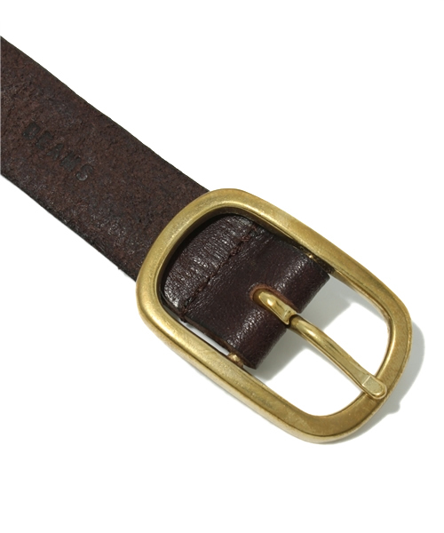 BEAMS(ビームス)の「BEAMS / アンティーク栃木レザーBELT(ベルト・メンズ・ブラウン系その他/ダークブラウン・MEDIUM/LARGE)」の4枚目の写真