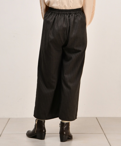 natural couture（ナチュラルクチュール）の「いろいろ柄微起毛ワイド（その他パンツ・レディース・ブラック/ネイビー/グレー系その他/ブラウン系その他/キャメル/ストライプ・FREE）」の8枚目の写真