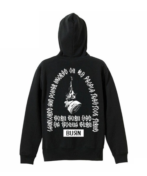 Port(ポート)の「【 eyedy / アイディー 】BURN P/O PK(パーカー・メンズ・ブラック/レッド・MEDIUM/LARGE/XX-LARGE/X-LARGE)」の5枚目の写真