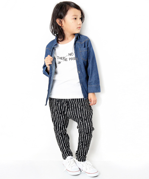 devirock（デビロック）の「ストレッチサルエルパンツ ストライプ 格子柄（その他パンツ・キッズ・その他1/その他2/その他4/その他3/その他7/その他5/その他6・140cm/130cm/110cm/100cm/120cm/150cm/160cm）」の12枚目の写真