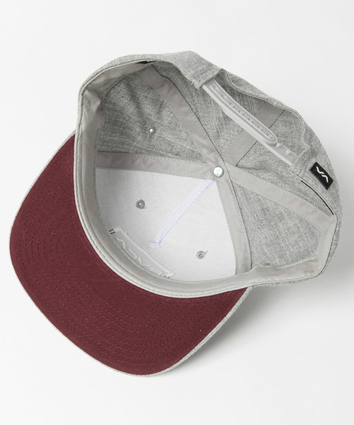 RVCA（ルーカ）の「RVCA メンズ COMMONWEALTH III SB キャップ（キャップ・メンズ・ブラック/ヘザーグレー/ホワイト/ネイビー/グレー/オレンジ/ブルー系その他/ブラック系その他・FREE）」の10枚目の写真