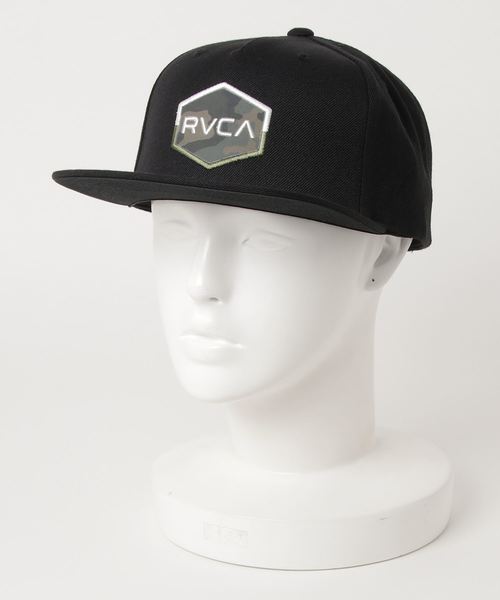 RVCA（ルーカ）の「RVCA メンズ COMMONWEALTH III SB キャップ（キャップ・メンズ・ブラック/ヘザーグレー/ホワイト/ネイビー/グレー/オレンジ/ブルー系その他/ブラック系その他・FREE）」の4枚目の写真