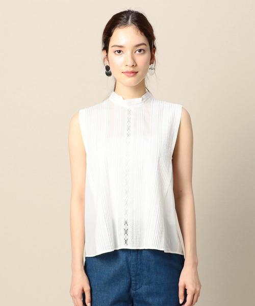 UNITED ARROWS - 超美品！ユナイデッドアローズ near.nipponノースリーブブラウス UNITED ARROWS（ユナイテッドアローズ）の「＜near.nippon