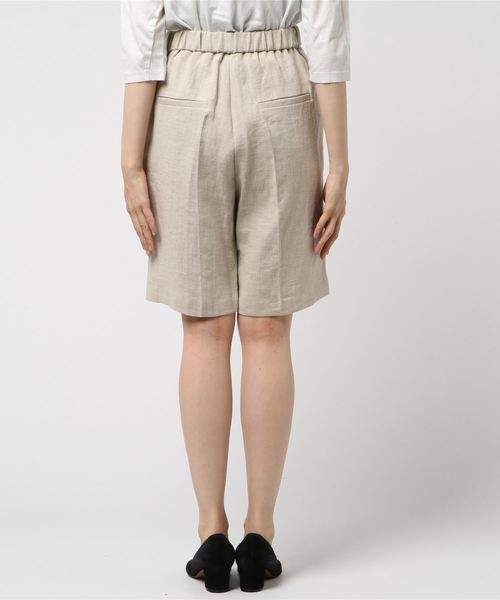 RIVE DROITE（リヴドロワ）の「リネンバミューダパンツ（その他パンツ・レディース・ベージュ/ブラウン・FREE）」の4枚目の写真
