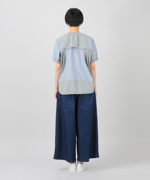 Ne-net（ネネット）の「S coolデニム（デニムパンツ・レディース・ライトブルー/ネイビー・02）」の15枚目の写真