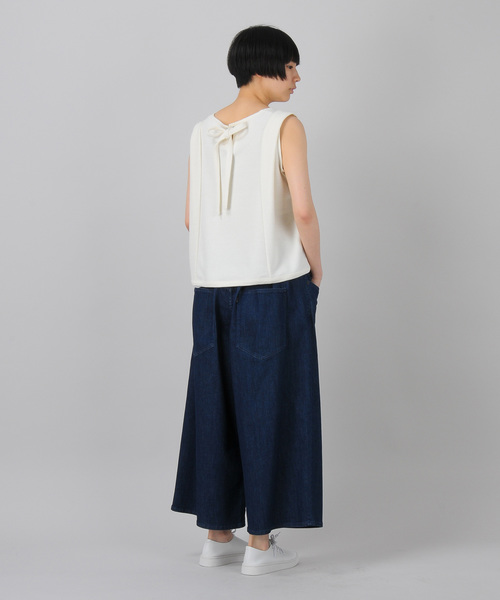 Ne-net（ネネット）の「S coolデニム（デニムパンツ・レディース・ライトブルー/ネイビー・02）」の17枚目の写真