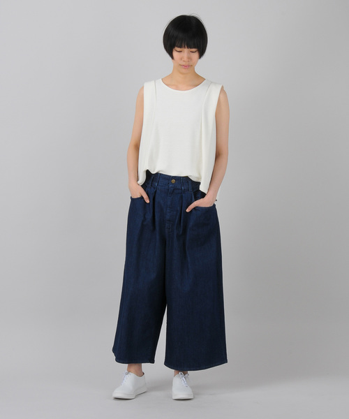 Ne-net（ネネット）の「S coolデニム（デニムパンツ・レディース・ライトブルー/ネイビー・02）」の19枚目の写真