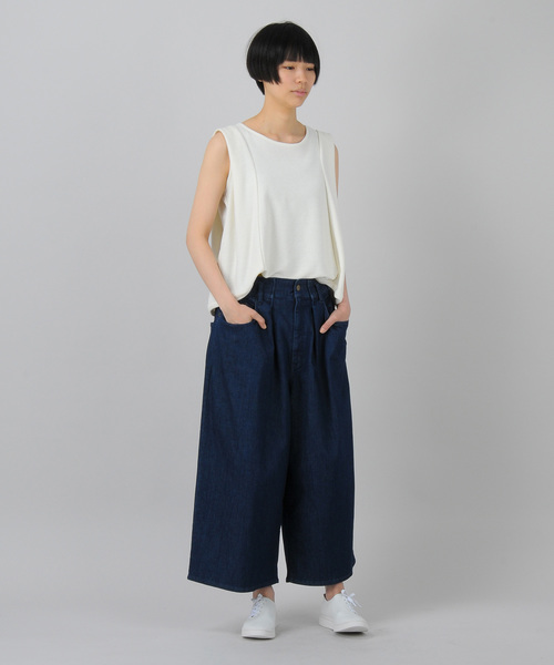 Ne-net（ネネット）の「S coolデニム（デニムパンツ・レディース・ライトブルー/ネイビー・02）」の8枚目の写真