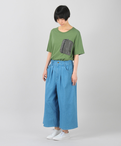 Ne-net（ネネット）の「S coolデニム（デニムパンツ・レディース・ライトブルー/ネイビー・02）」の10枚目の写真